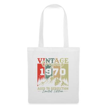 1970's Vintage Retro Birthday Gift - Tote Bag - white - Front