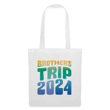 Voyage des frères 2024 - Sac en tissu - blanc - Devant