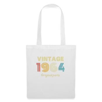 Vintage 1964 Retro Vintage Birthday Gift - Tote Bag - white - Front