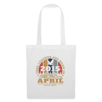 April 2015 Vintage Anniversary 2015 Gift - Tote Bag - white - Front