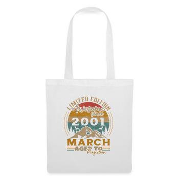 March 2001 Vintage Retro Birthday Gift - Tote Bag - white - Front