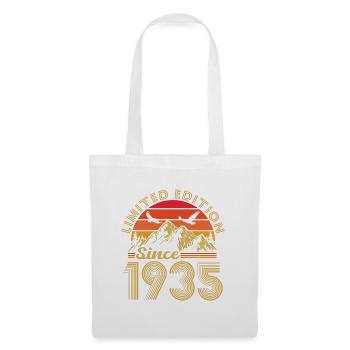 Original 1935 Vintage Retro Anniversary Gift - Tote Bag - white - Front