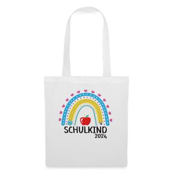 Schulanfang Erster Schultag Schulkind 2024 - Stoffbeutel - Weiß - Vorne