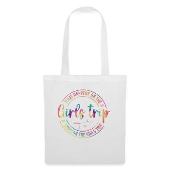 Que se passe-t-il lors du voyage entre filles - Sac en tissu - blanc - Devant