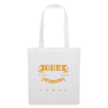 Vinatge 1984 40 Year Old Birthday Gift - Tote Bag - white - Front