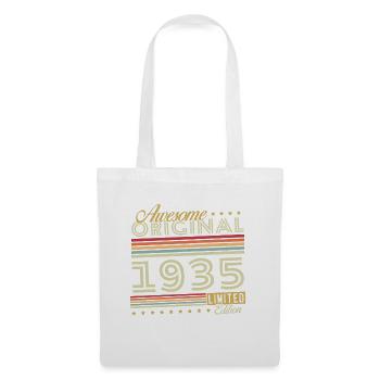 Original 1935 Vintage Retro Anniversary Gift - Tote Bag - white - Front