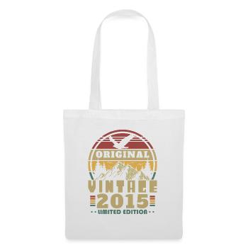 2015 Vintage Retro Birthday Gift - Tote Bag - white - Front