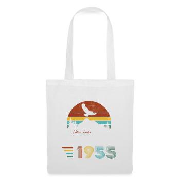 Cadeau D'anniversaire Nées En Janvier 1955 - Sac en tissu - blanc - Devant