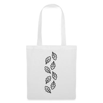 Eichenblatt Blatt Symbol - Stoffbeutel - Weiß - Vorne