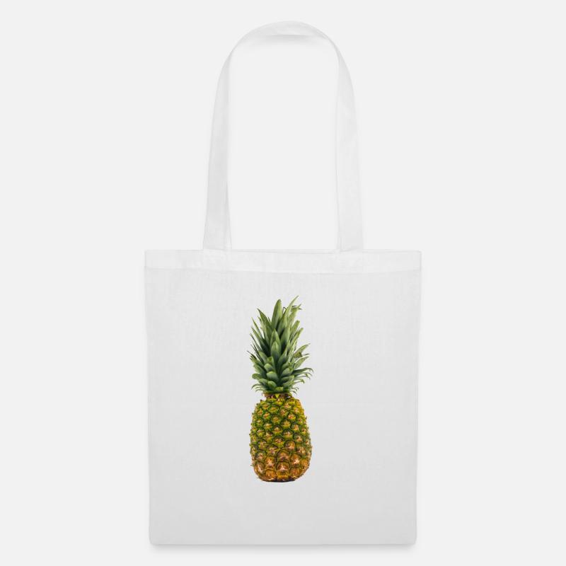 Ananas pineapple - Stoffbeutel - Weiß