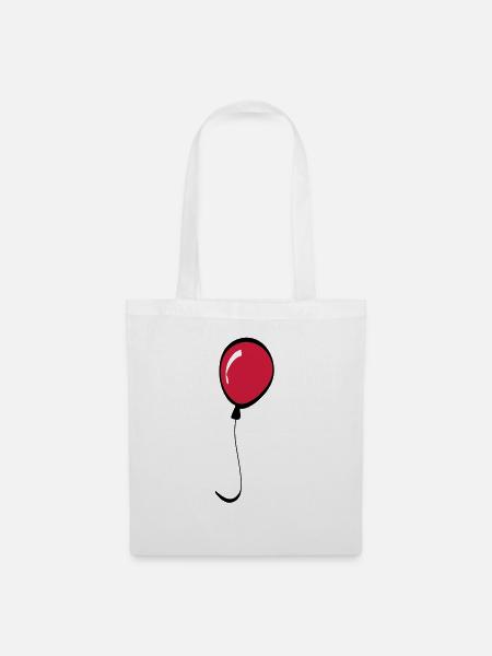 Luftballon - Stoffbeutel - Weiß