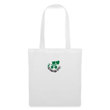 St.Patrick's day green hat shamrock - Tote Bag - white - Front