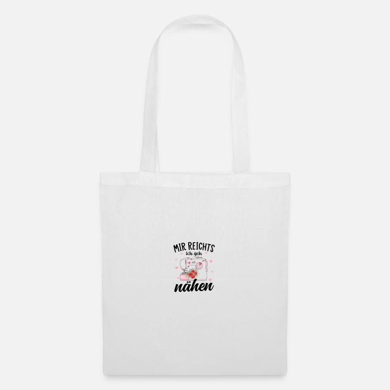 Näherin Geschenk Näherinnen Schneiderinnen - Stoffbeutel - Weiß