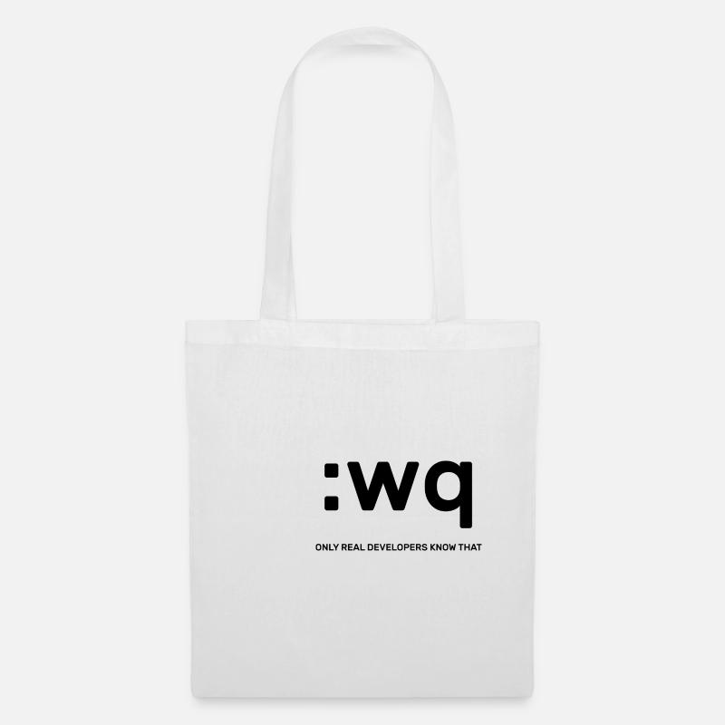 Vim Developers - Sac en tissu - blanc