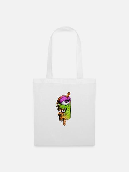 Ice Cream Zombie - Stoffbeutel - Weiß
