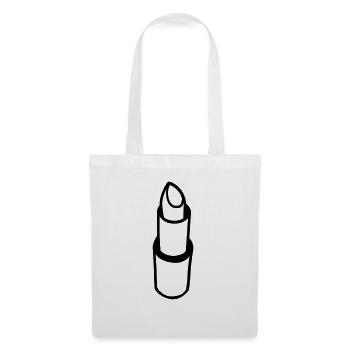 lipstick design - Stoffbeutel - Weiß - Vorne