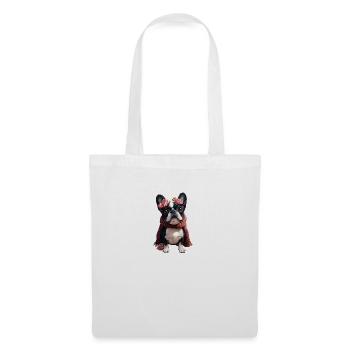 BABA BULLDOG - Sac en tissu - blanc - Devant