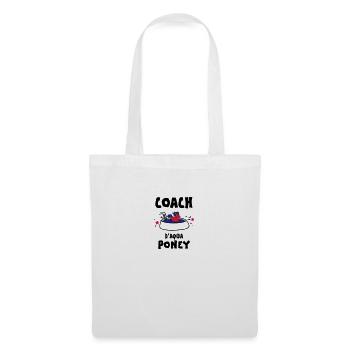 coach aqua poney - Sac en tissu - blanc - Devant