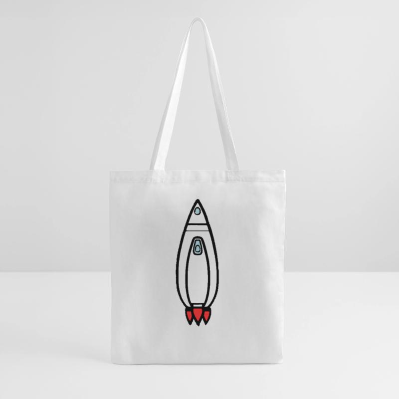 Spacecraft Rocket Space Space Flight Vector Tote Bag