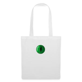 Green Snake Eye - Tote Bag - white - Front