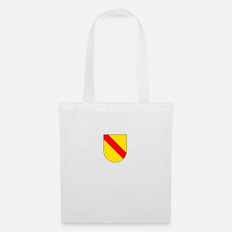 Badisches Wappen einfach - Stoffbeutel - Weiß