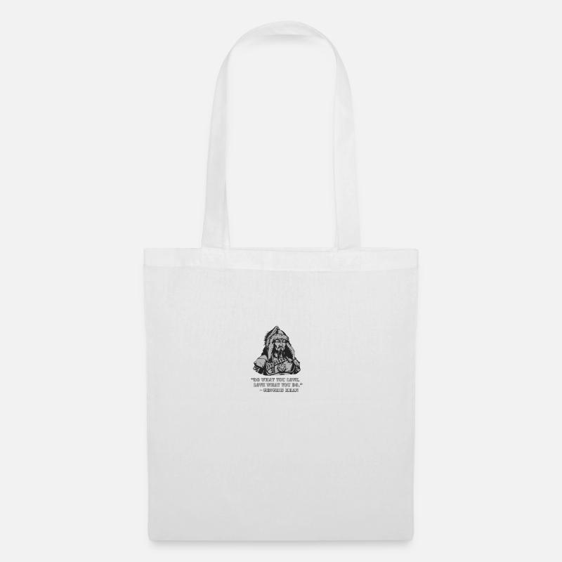 Citation de Gengis Khan - Sac en tissu - blanc