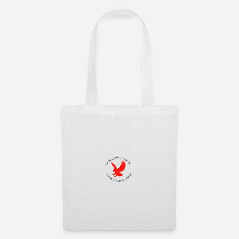libre comme l'aigle - Sac en tissu - blanc