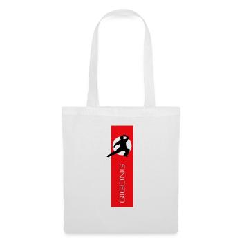 Drapeau Qigong - Sac en tissu - blanc - Devant