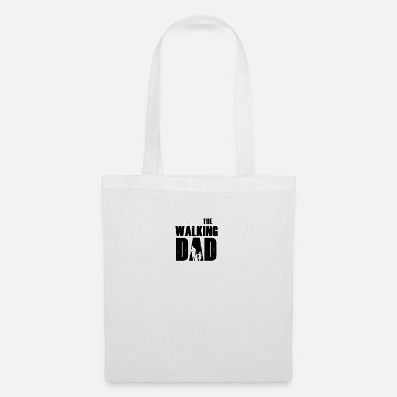 The walking Dad - Stoffbeutel - Weiß