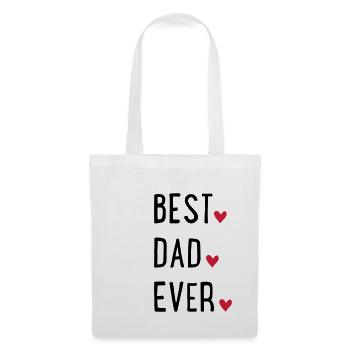 Best Dad ever - Tote Bag - white - Front