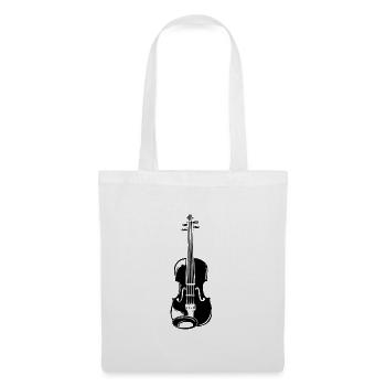 Violon Violon Instrument de musique - Sac en tissu - blanc - Devant