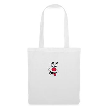clown - Sac en tissu - blanc - Devant