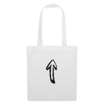 Flèche - Sac en tissu - blanc - Devant