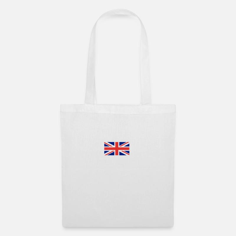 UK Flagge - Stoffbeutel - Weiß