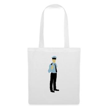 Polizist - Stoffbeutel - Weiß - Vorne