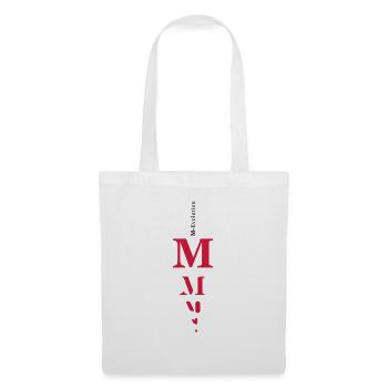 M girl - Stoffbeutel - Weiß - Vorne