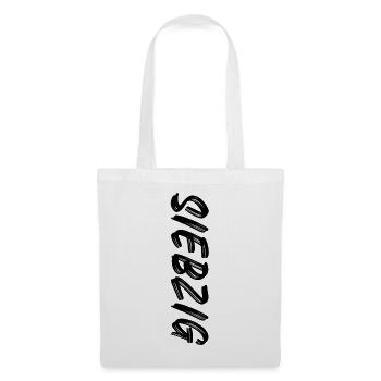 70. Geburtstag / Siebzig / 70 - Stoffbeutel - Weiß - Vorne