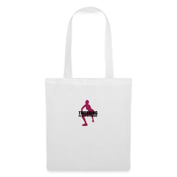 twerk n'est pas un dicton drôle crime - Sac en tissu - blanc - Devant