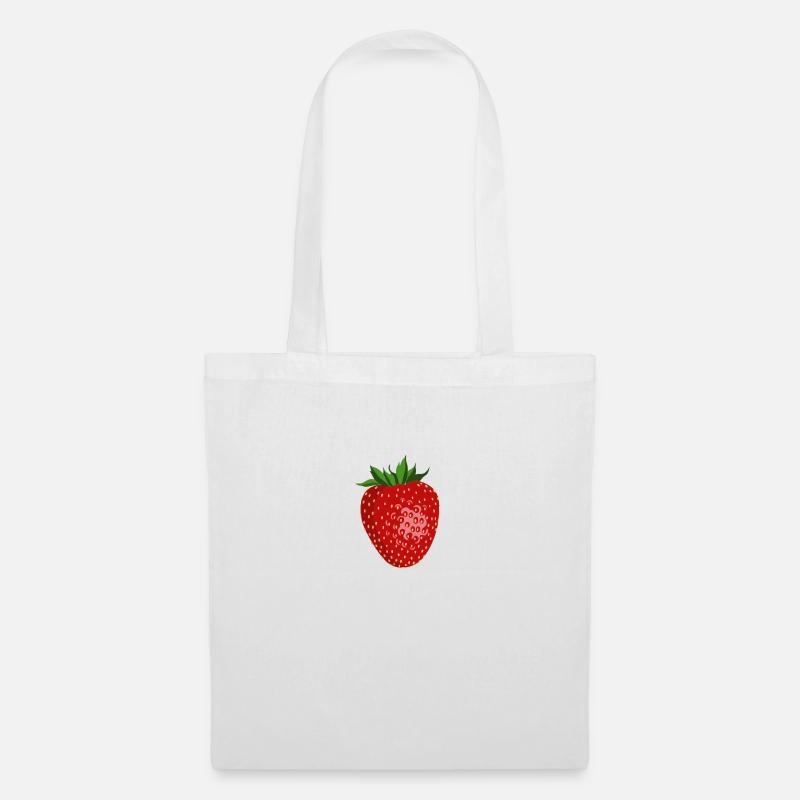 Strawberry - Tote Bag - white