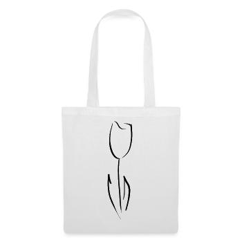 Tulipe - Sac en tissu - blanc - Devant