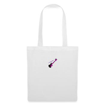 Gitarrenlehrerin - Stoffbeutel - Weiß - Vorne