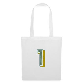 1. 1 YEAR. 1st ANNIVERSARY. 1 YEAR BIRTHDAY - Tote Bag - white - Front