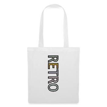 RÉTRO - Sac en tissu - blanc - Devant