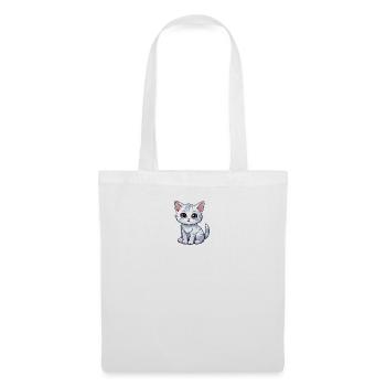 Petit chaton mignon - Sac en tissu - blanc - Devant