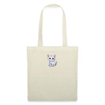 Petit chaton mignon - Sac en tissu - nature - Devant