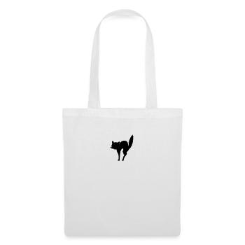 scared cat (cheap!) - Sac en tissu - blanc - Devant