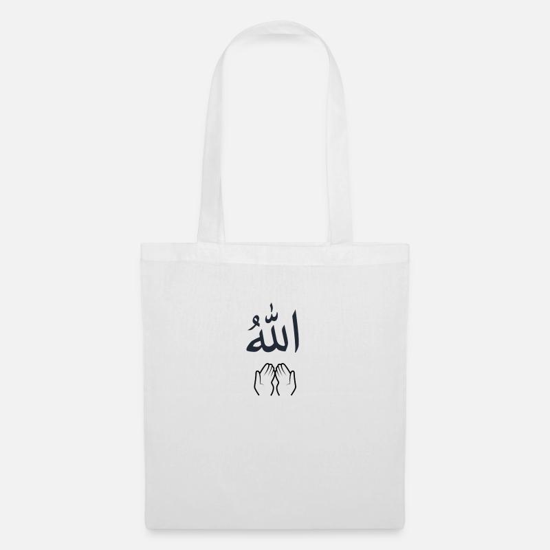 Dua zu Allah - Stoffbeutel - Weiß