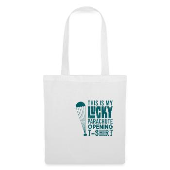 Skydiving Skydive Lucky Shirt Skydiving - Tote Bag - white - Front
