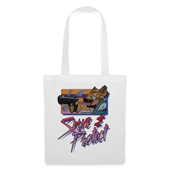 Gun Dog - Servir et protéger - l'inscription - Sac en tissu - blanc - Devant