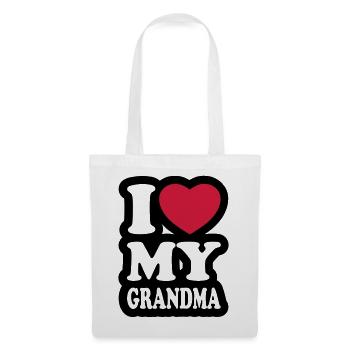 I love my grandma - Tote Bag - white - Front